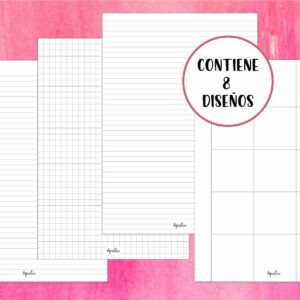 Kit de libretas Básico <br> Tamaño A5/ Anillado - Encolado <br> con marca aprilis