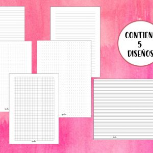 Kit Básico Libretas<br>Tamaño A5/COSTURA  <br> con marca aprilis