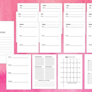 Agenda Atemporal <br> Tamaño A5/ Anillado